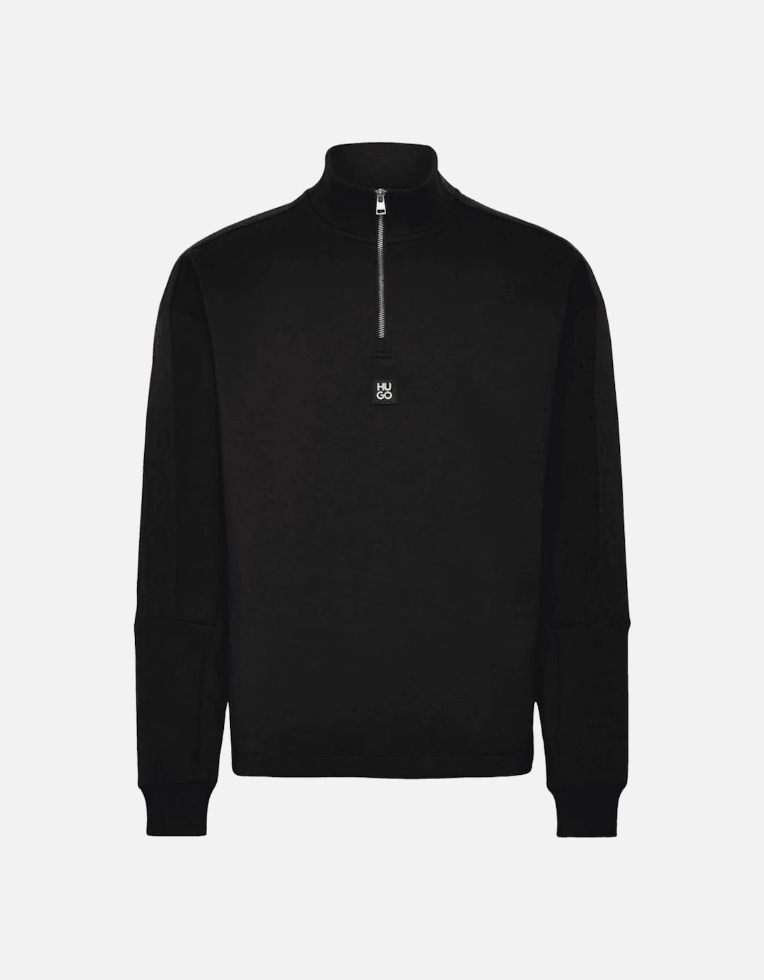 Danovotop Black Quarter Zip Sweatshirt, 4 of 3