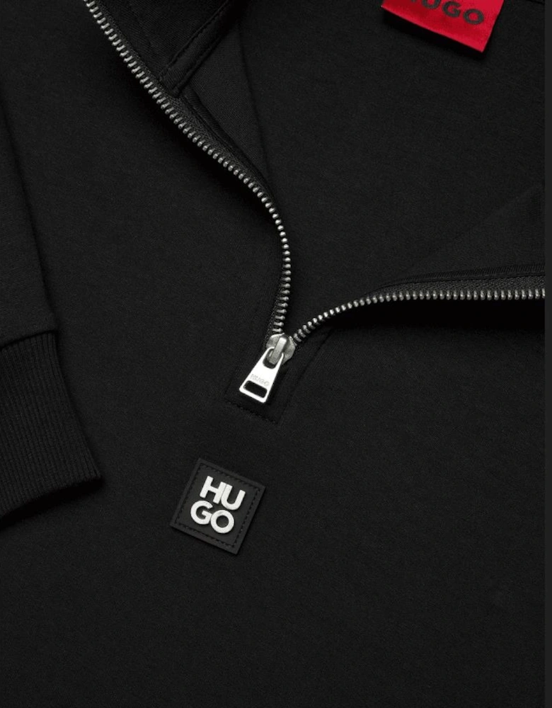 Danovotop Black Quarter Zip Sweatshirt