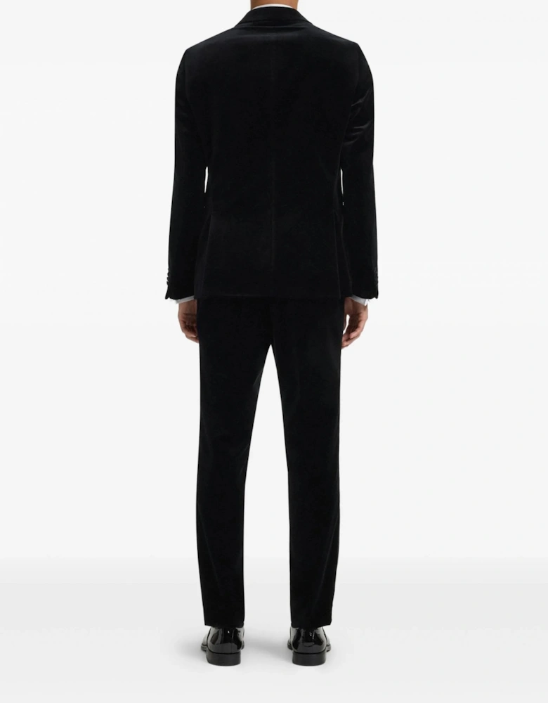 H Hutson 254 Tux Jacket Black