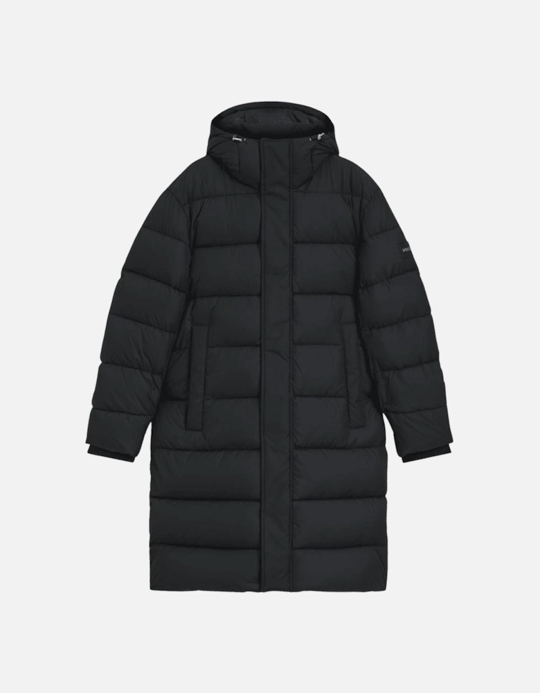 H-Cenuto Longline Black Puffer Jacket
