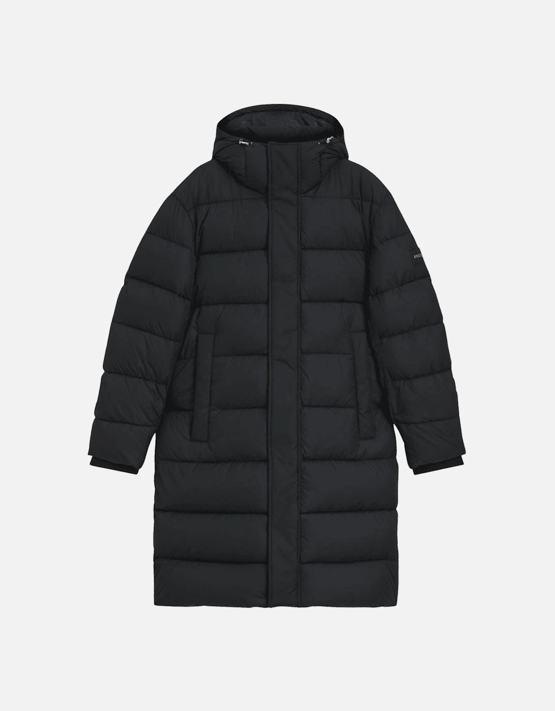 H-Cenuto Longline Black Puffer Jacket, 6 of 5