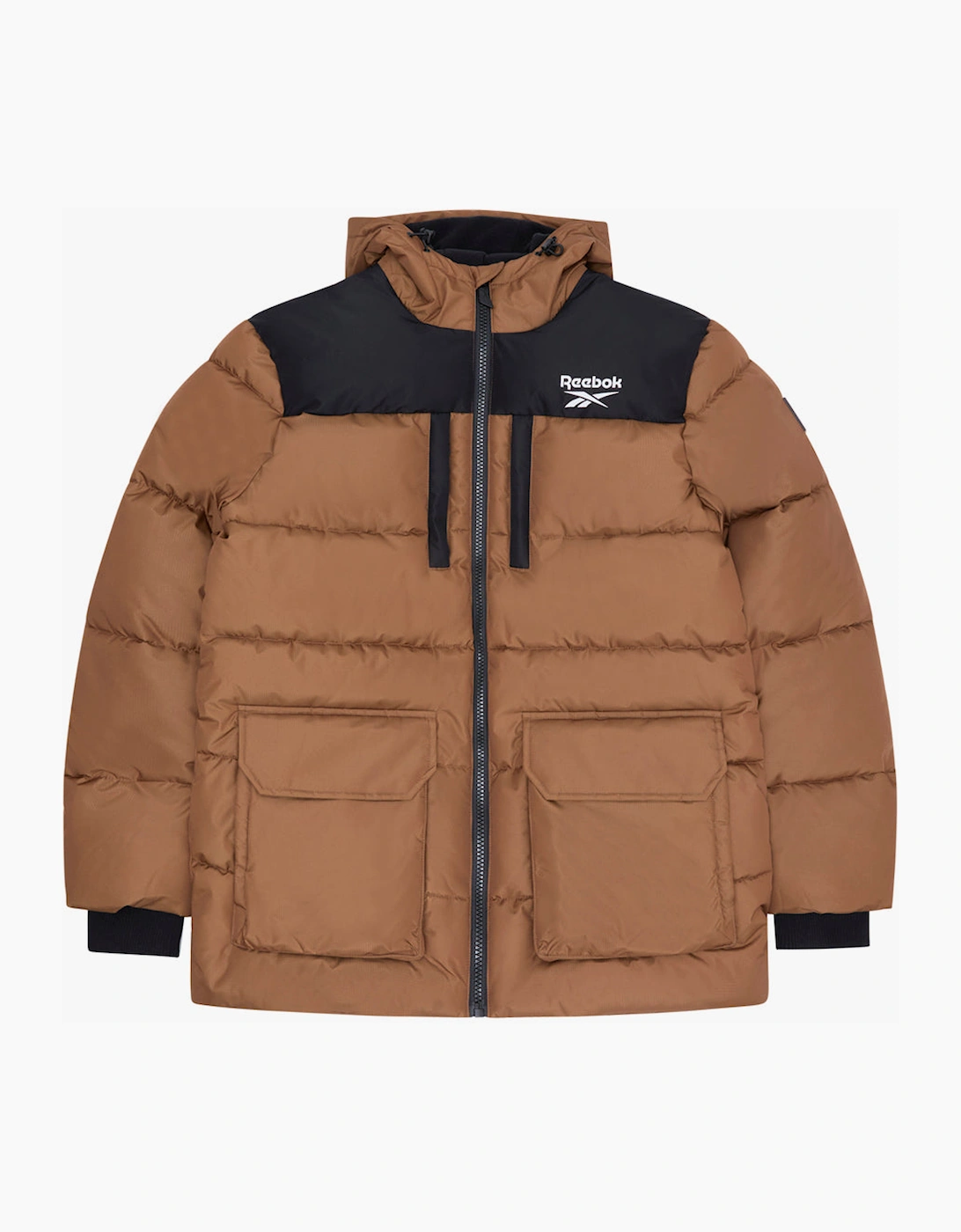 Reebok Men's Brown Rb1497 Parka Puffer Jacket - Timber  38/Regular M