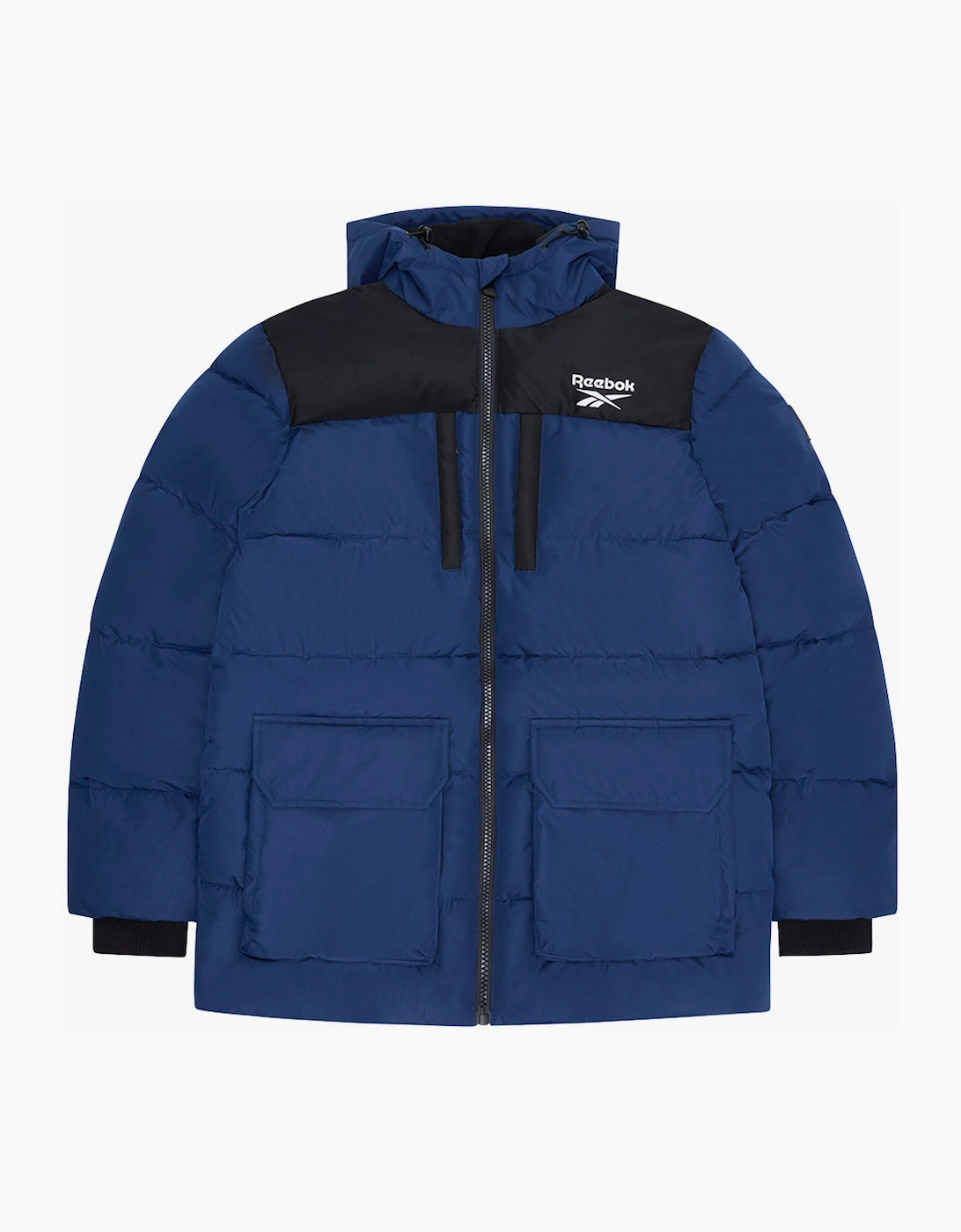 Reebok Men's Navy Rb1497 Parka Puffer Jacket - Batik Blue  38/Regular M