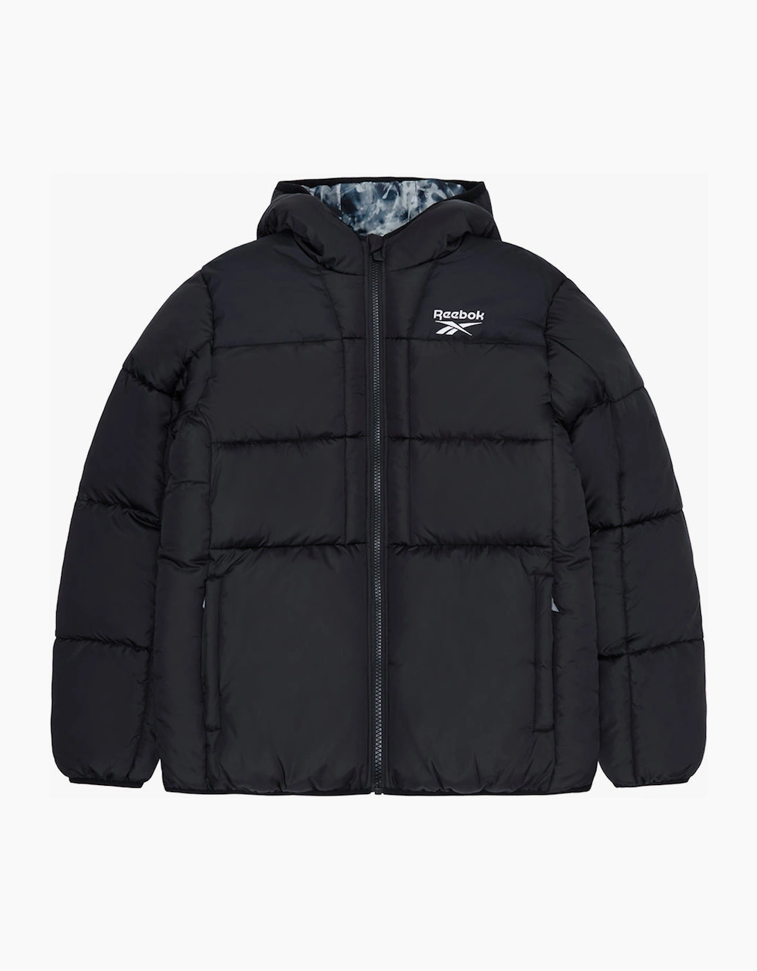 Reebok Men's Black Rb1501 Reversible Puffer - Size: 38/Regular
