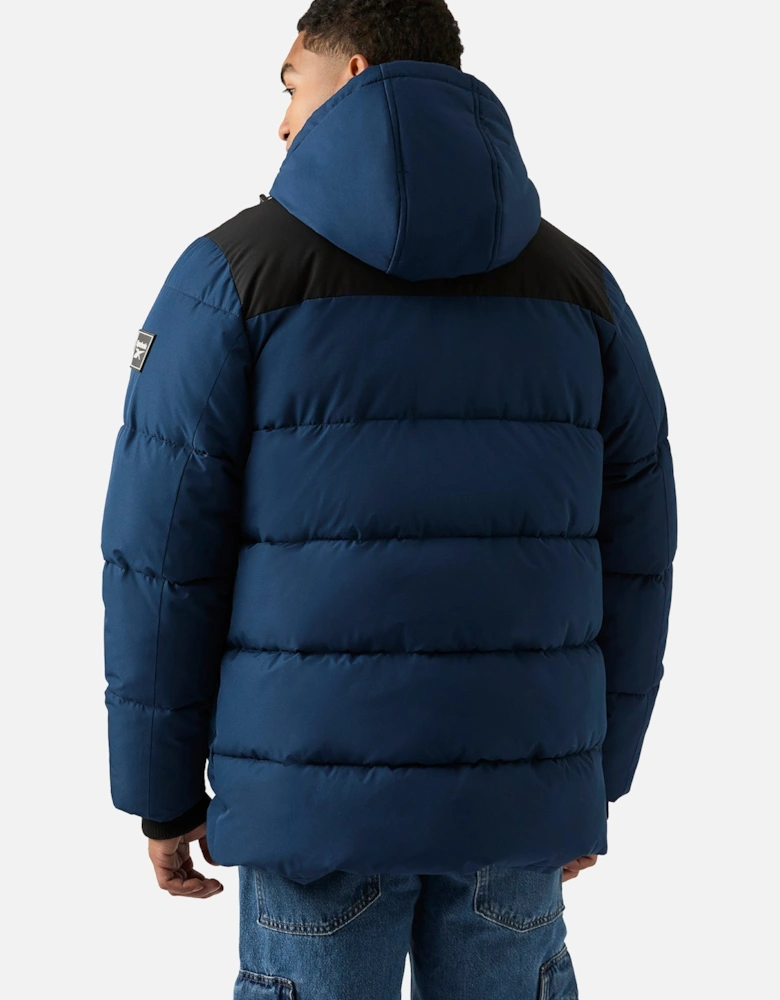 RB1497 Parka Puffer Jacket - Batik Blue