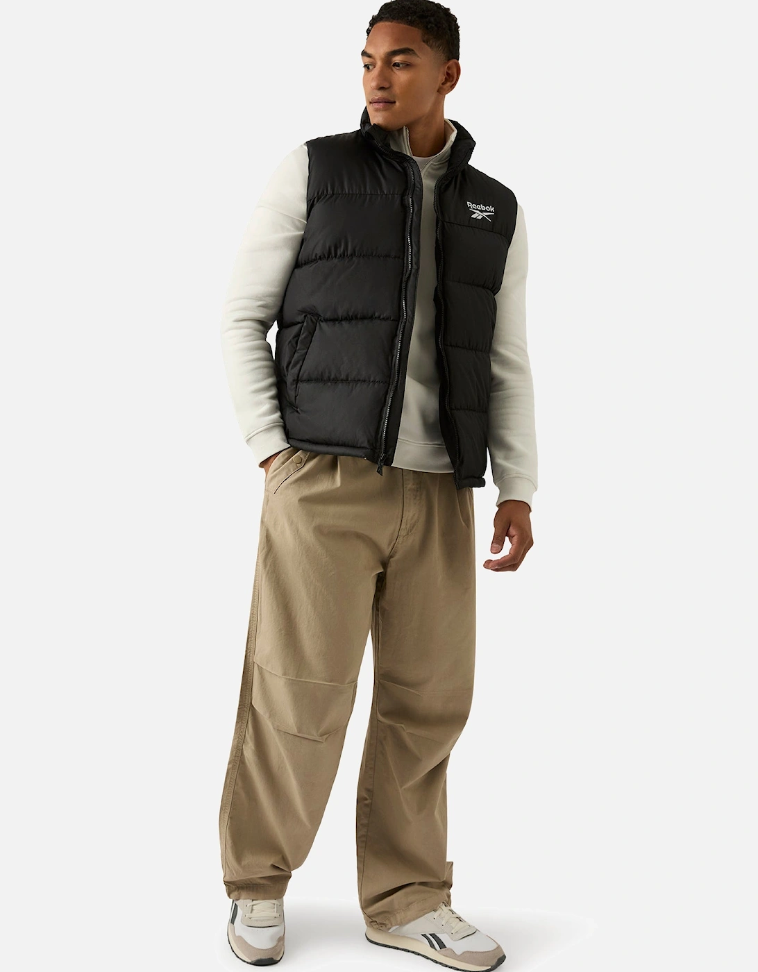 RB1492 Puffer Vest - Black