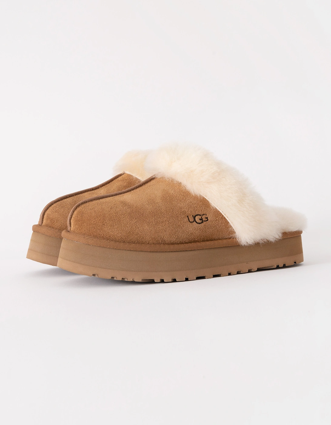 Ugg Women's Brown Disquette Slipper - Chestnut - Size: 4