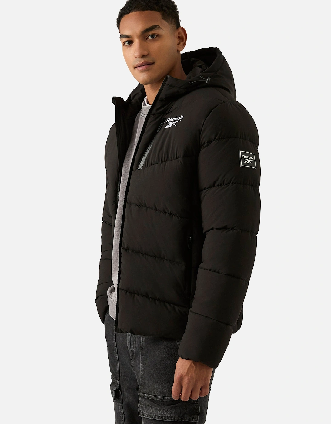 RB1567 Stretch Puffer Jacket - Black