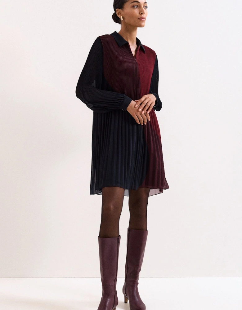 Ella Colourblock Long Sleeve Mini Dress