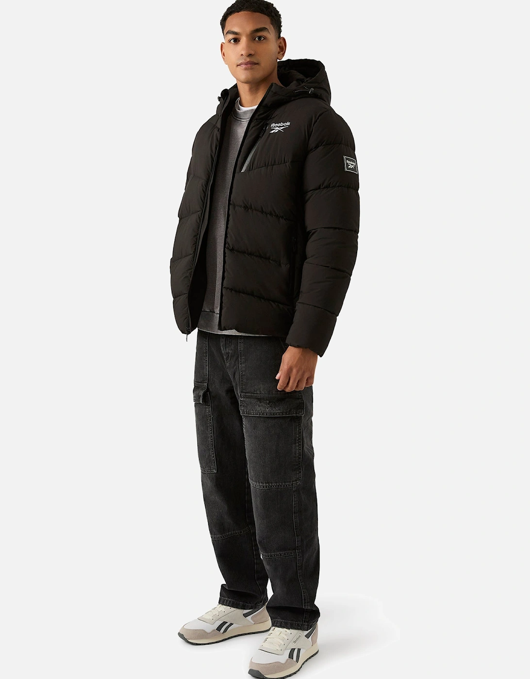 RB1567 Stretch Puffer Jacket - Black