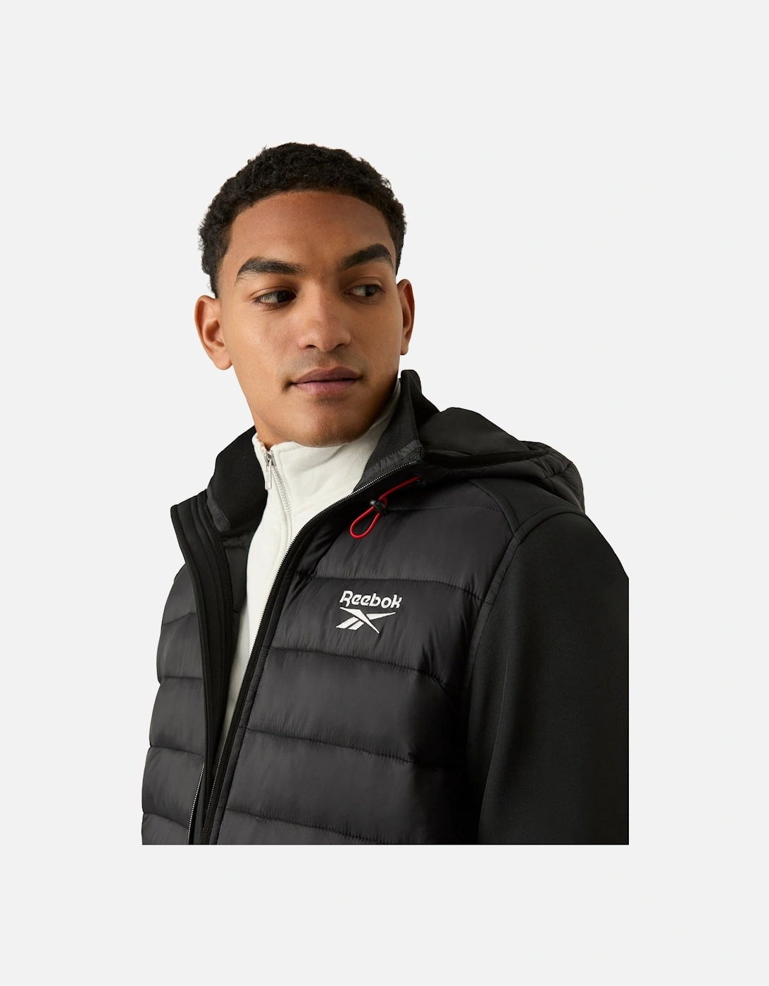 RB1562 Mixed Media Jacket - Black