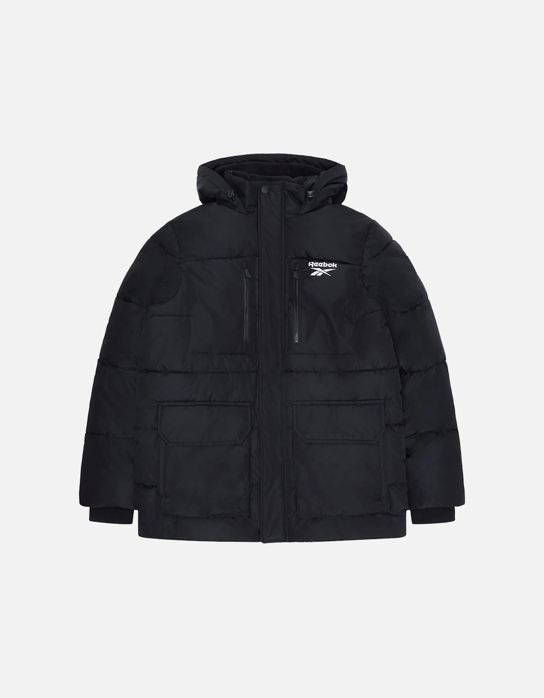 RB1577 Puffer Parka Jacket - Black, 5 of 4