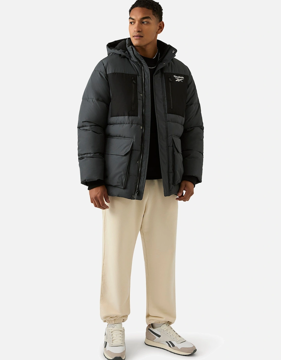 RB1577 Puffer Parka Jacket - Charcoal