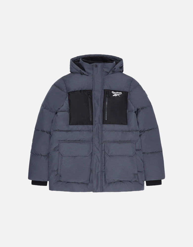 RB1577 Puffer Parka Jacket - Charcoal