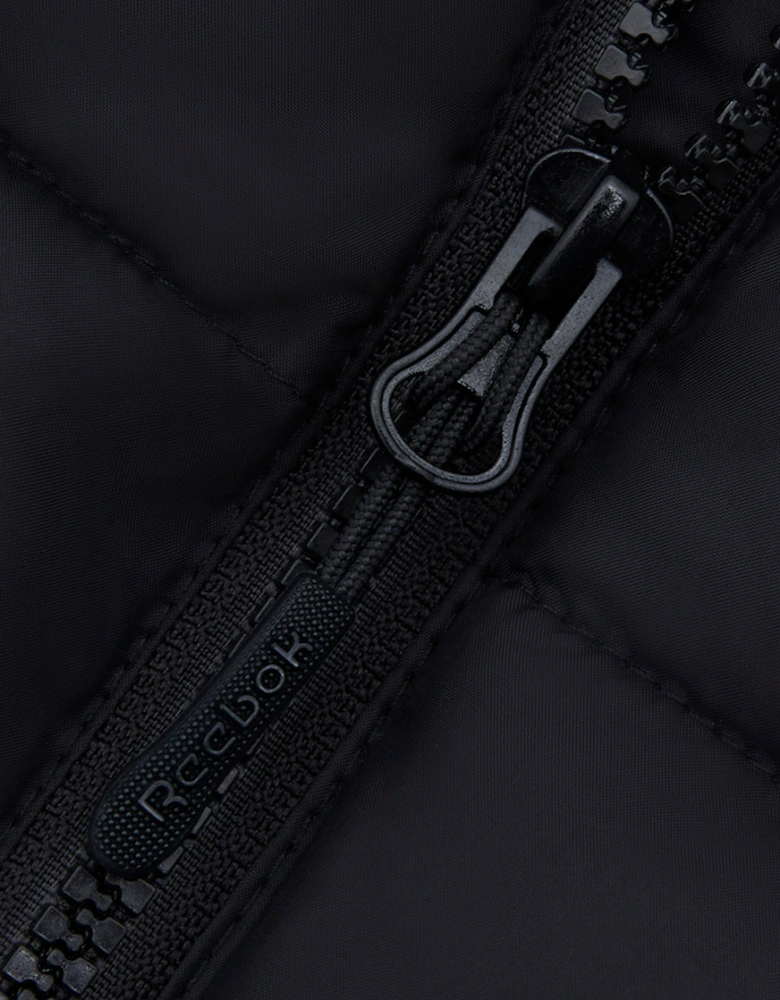 RB2103 Reversible Puffer Sherpa - Black