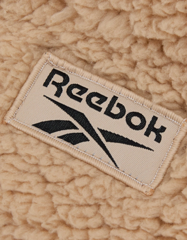 RB2103 Reversible Puffer Sherpa - Black