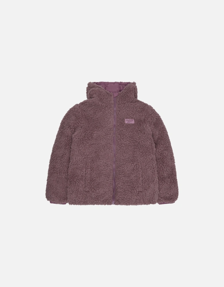 RB2103 Reversible Puffer Sherpa - Dusty Rose