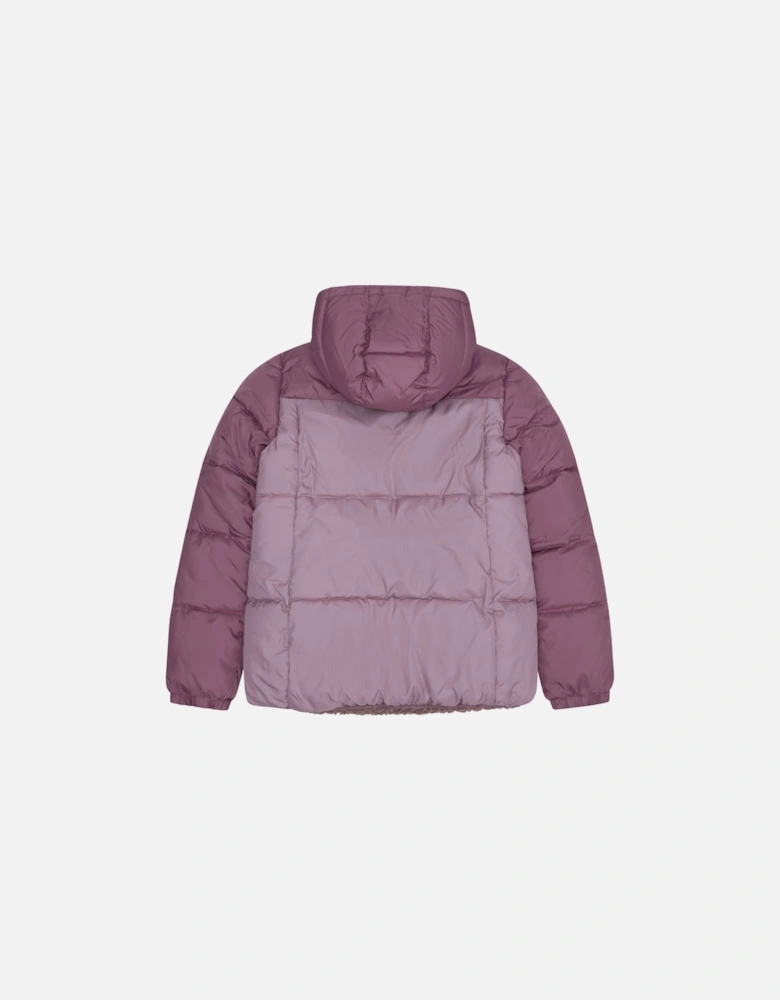 RB2103 Reversible Puffer Sherpa - Dusty Rose
