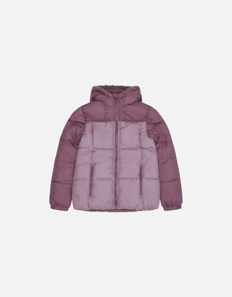 RB2103 Reversible Puffer Sherpa - Dusty Rose