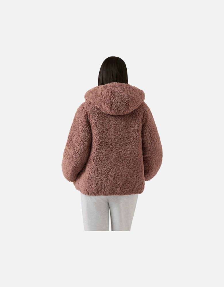 RB2103 Reversible Puffer Sherpa - Dusty Rose