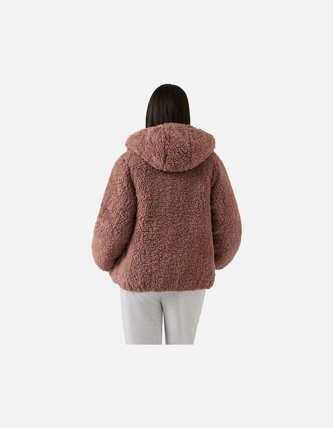 RB2103 Reversible Puffer Sherpa - Dusty Rose