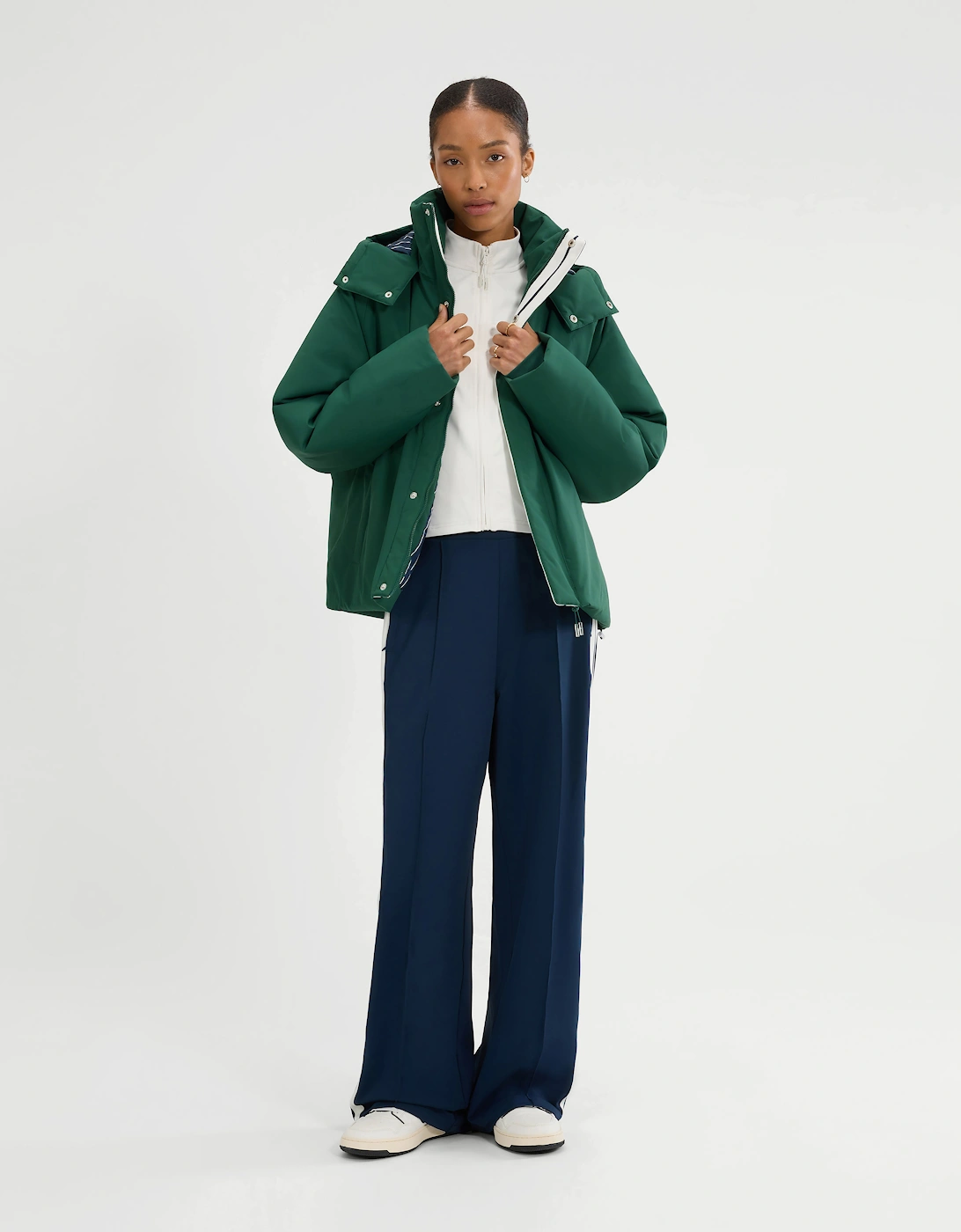 Zenira Padded Jacket - Dark Green