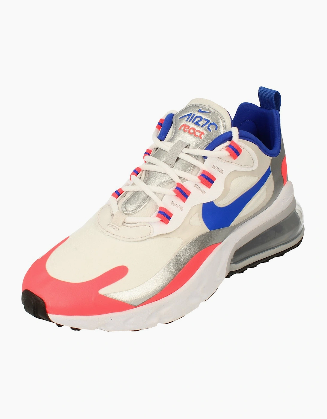 Women's Nike Womens Air Max 270 React CW3094 100 - White - Size: 3.5