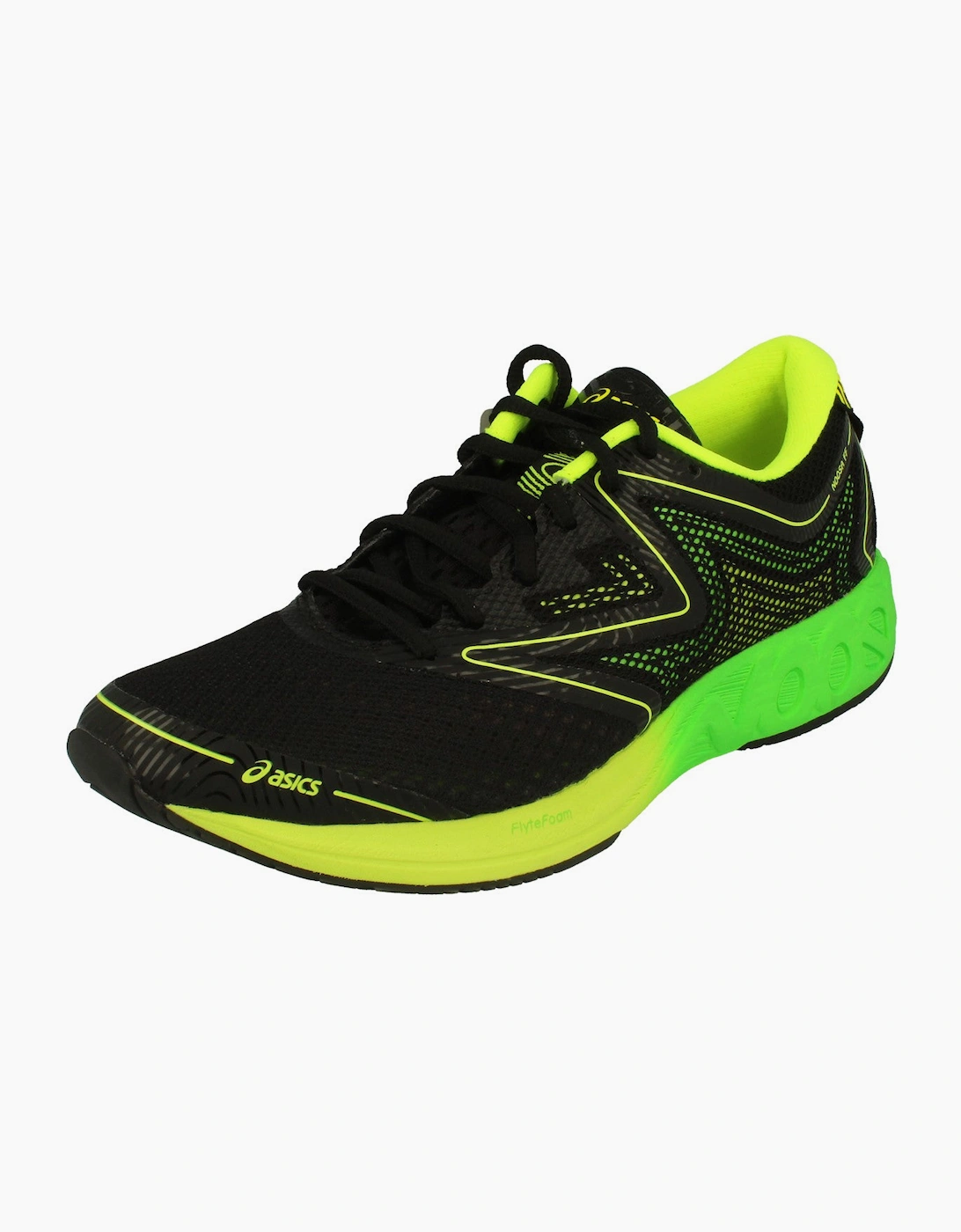 Asics Men's Black Noosa Ff T722n 9085 - Size: Uk 7.5 Us 8.5 Eu 42