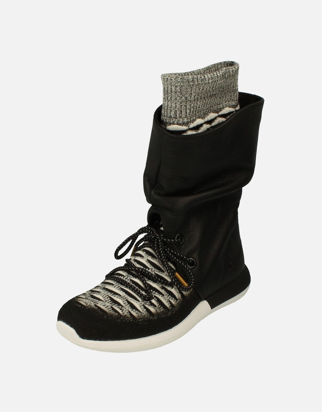 Womens Roshe Two Hi Flyknit Trainers 861708 Sneakers Boots 002, 6 of 5