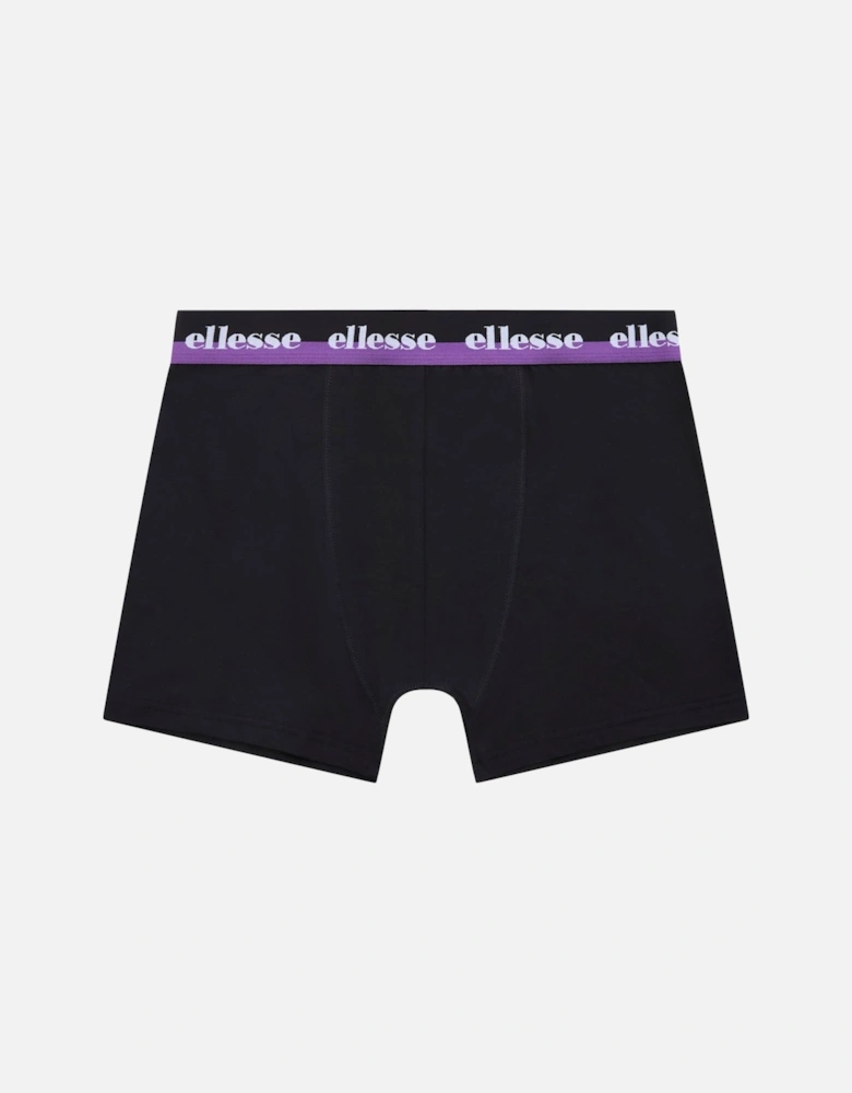 Muxel788 3 Pk Boxers - Grey/Black/Purple