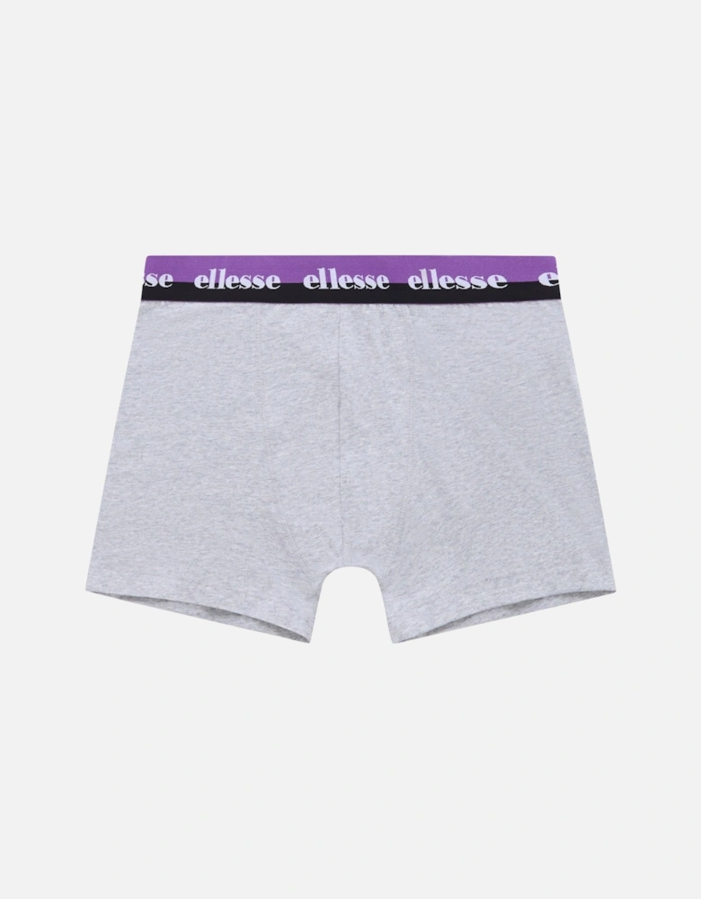 Muxel788 3 Pk Boxers - Grey/Black/Purple