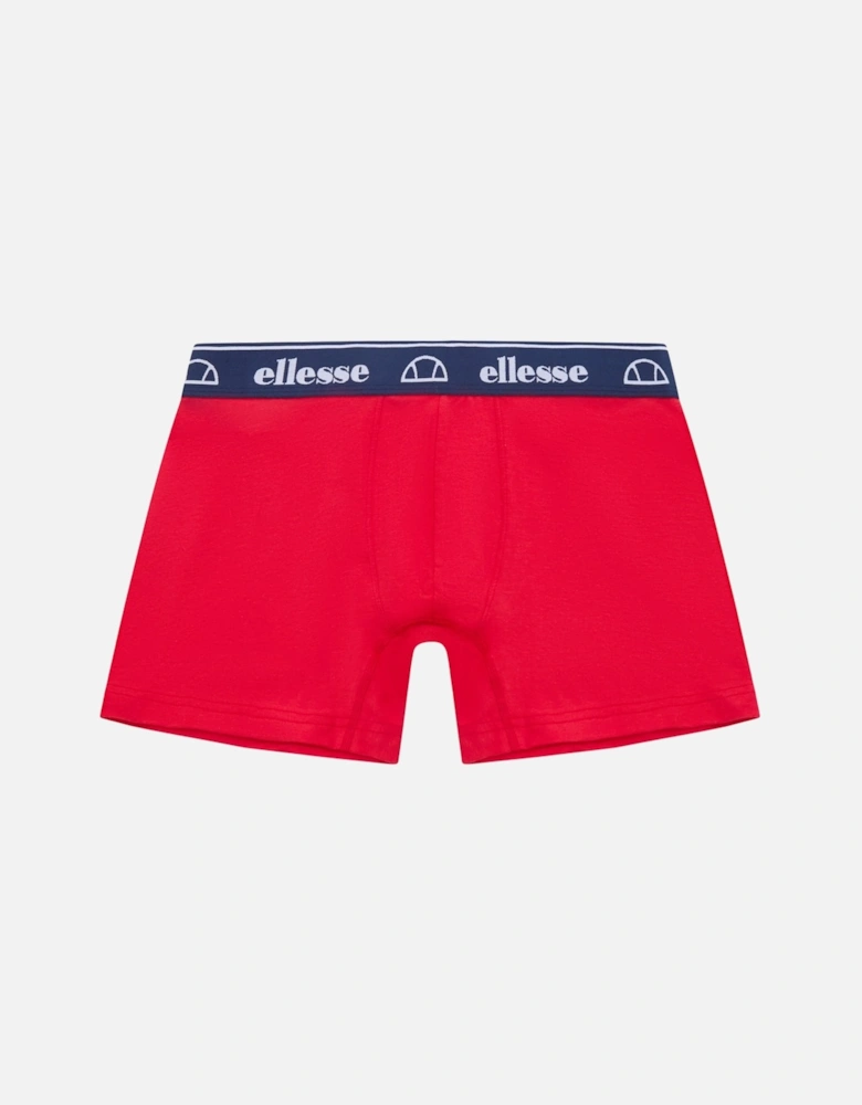 Muxel820 3 Pk Low Rise Trunk Boxers - Red/Navy/Blue