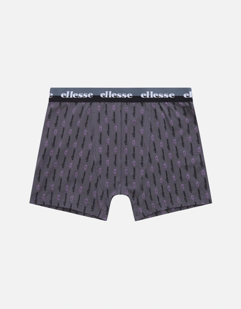 Muxel788 3 Pk Boxers - Grey/Black/Purple