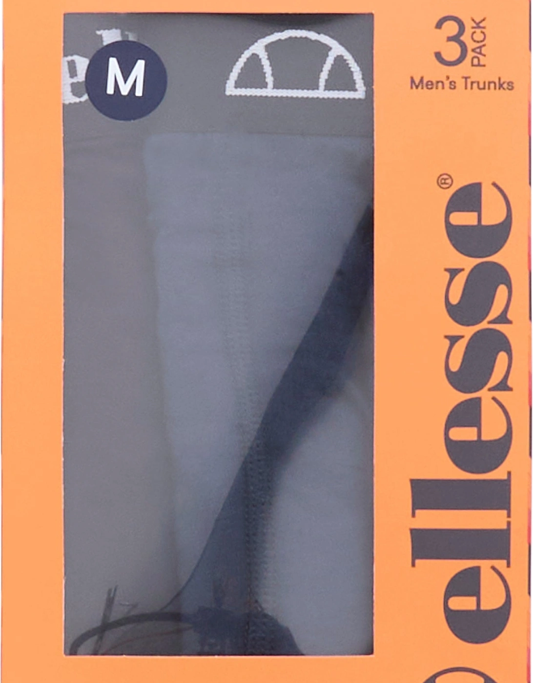 Ellesse Men's Muxel885 3 Pk Boxers - Black/Navy/Blue - Black Navy Blue - Size: 33/32/32