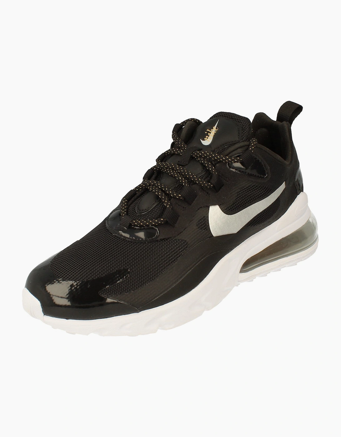 Women's Nike Womens Air Max 270 React CT3426 001 - Black - Size: 4.5