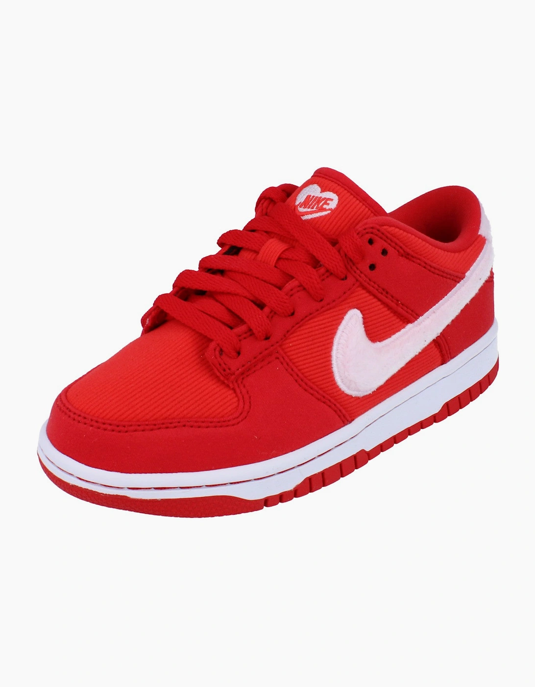 Nike Unisex Red Dunk Low Gs Trainers Fz3548 612 - Size: Uk 5.5 Us 6Y Eu 38.5 Kids