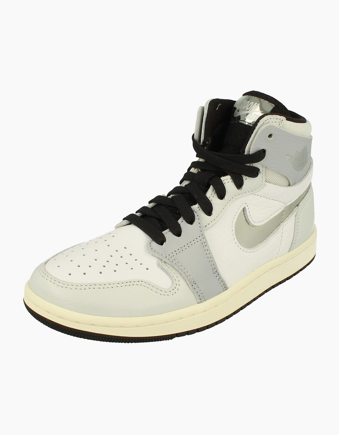 Women's Nike Air Jordan 1 Zm Air Cmft Womens Trainers FJ4652 Sneaker Shoes 100 - White - Size: 7.5