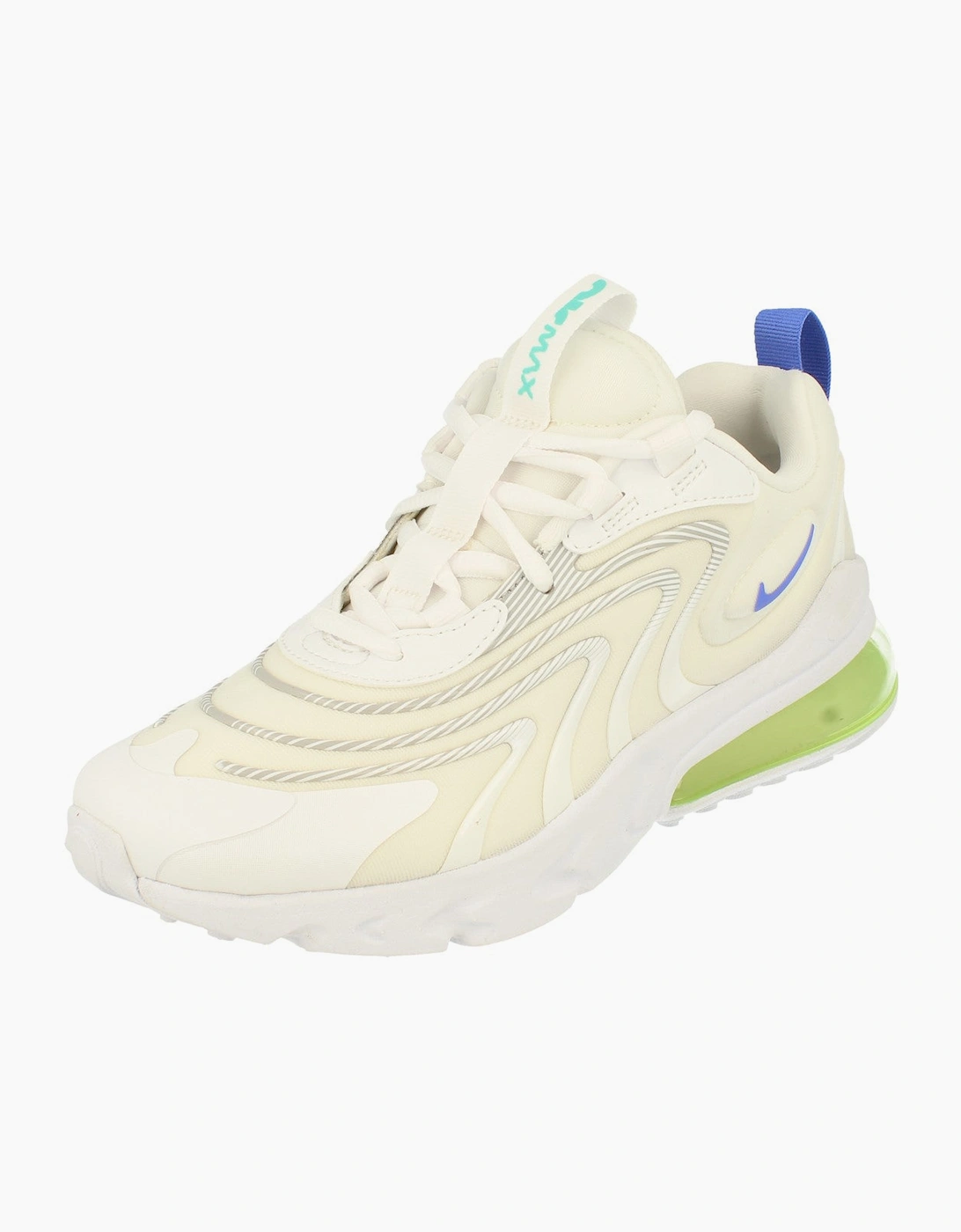Nike Air Max 270 Unisex White React Eng Gs Cz4215 100 - Size: Uk 4.5 Us 5Y Eu 37.5 Kids