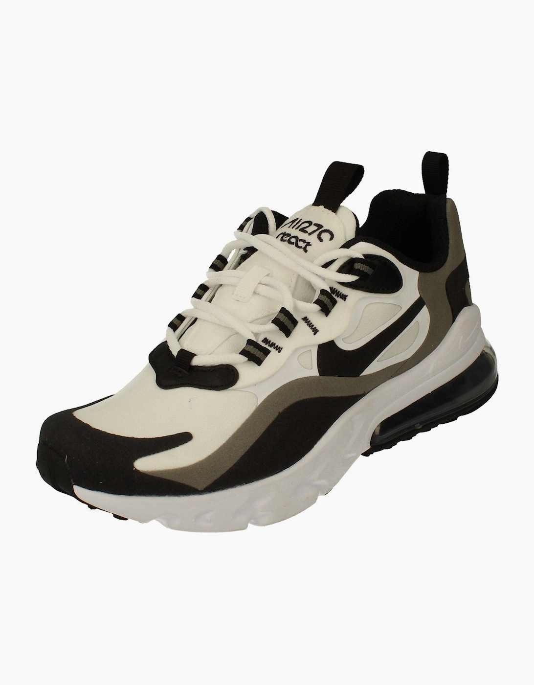 Nike Air Max 270 Unisex Tan React Gs Bq0103 103 - Size: Uk 4.5 Us 5Y Eu 37.5 Kids