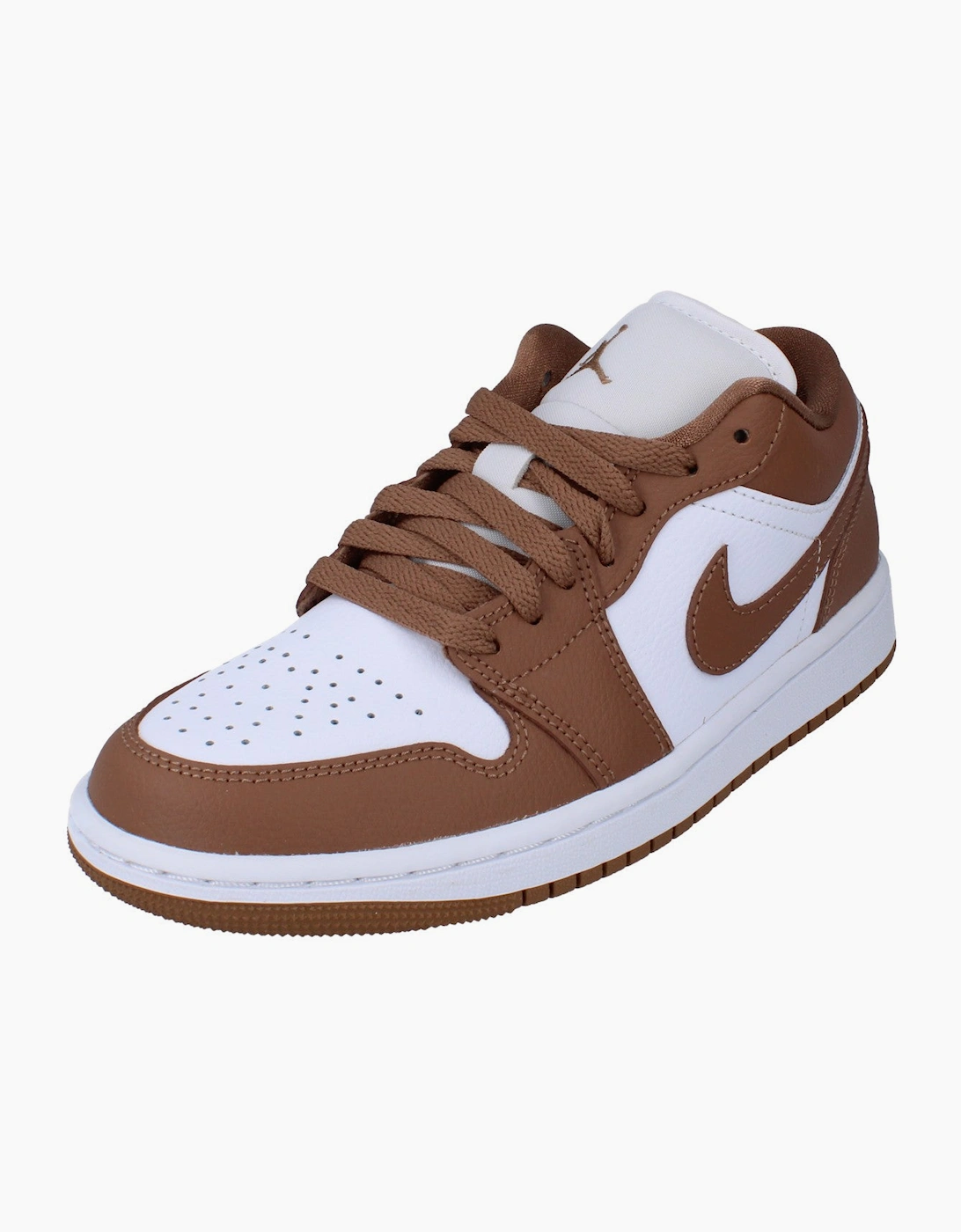 Women's Nike Womens Air Jordan 1 Low Trainers Dc0774  202 - Brown - Size: 4.5