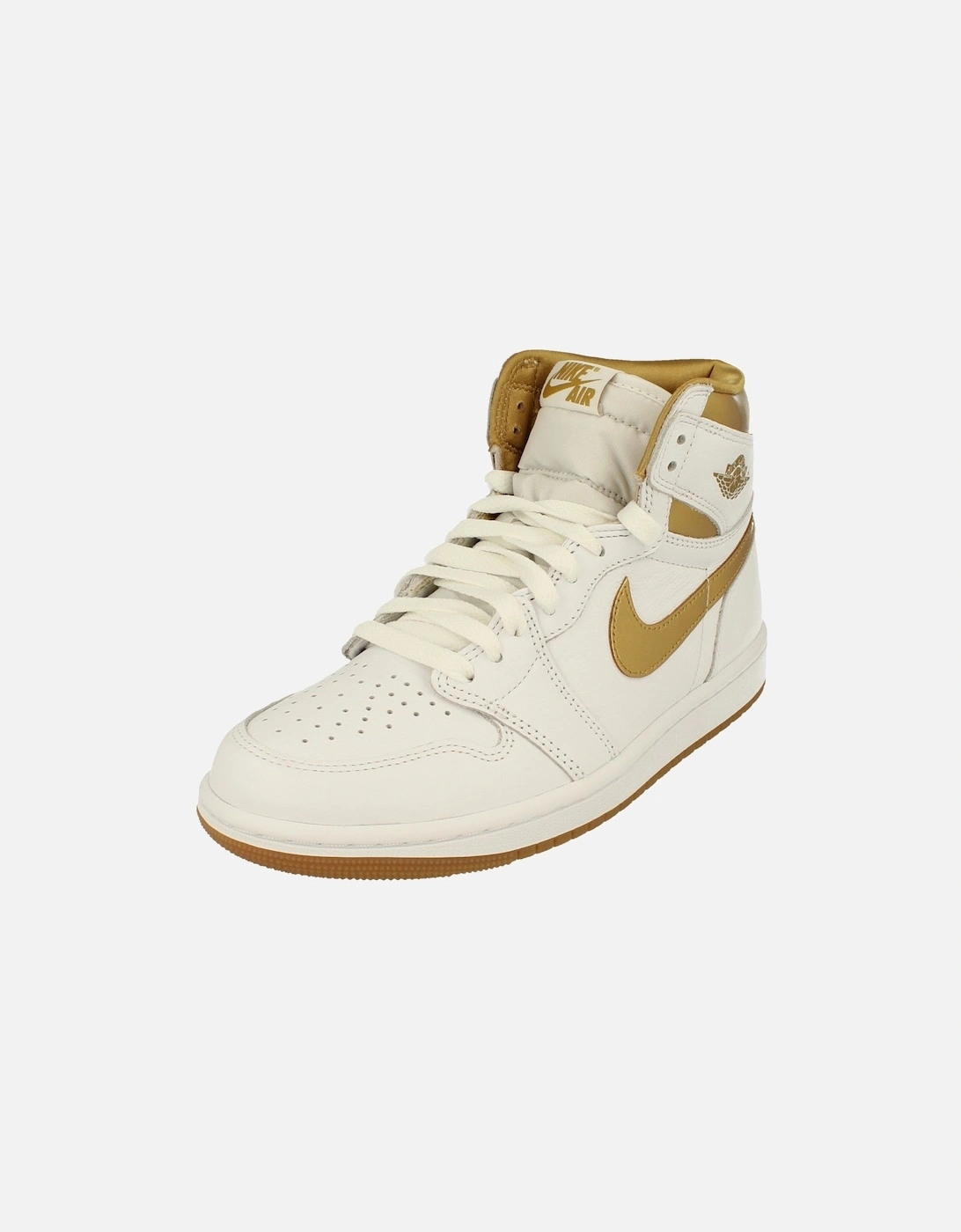 Womens Air Jordan 1 Retro Hi OG Trainers FD2596 107, 6 of 5