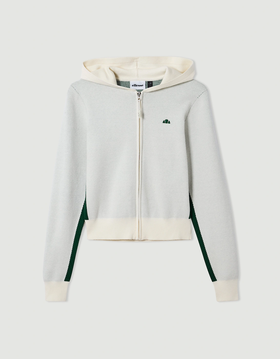 Laneisa Knitted FZ Hoodie - Off White, 6 of 5