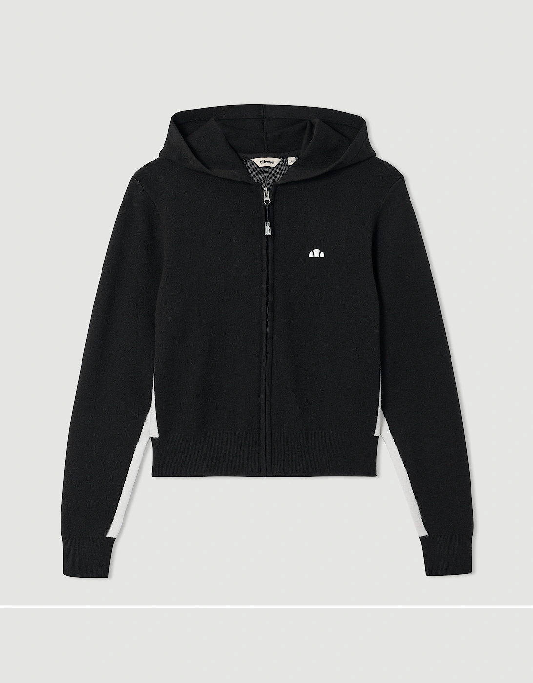 Ellesse Women's Black Laneisa Knitted Fz Hoodie  Size 14
