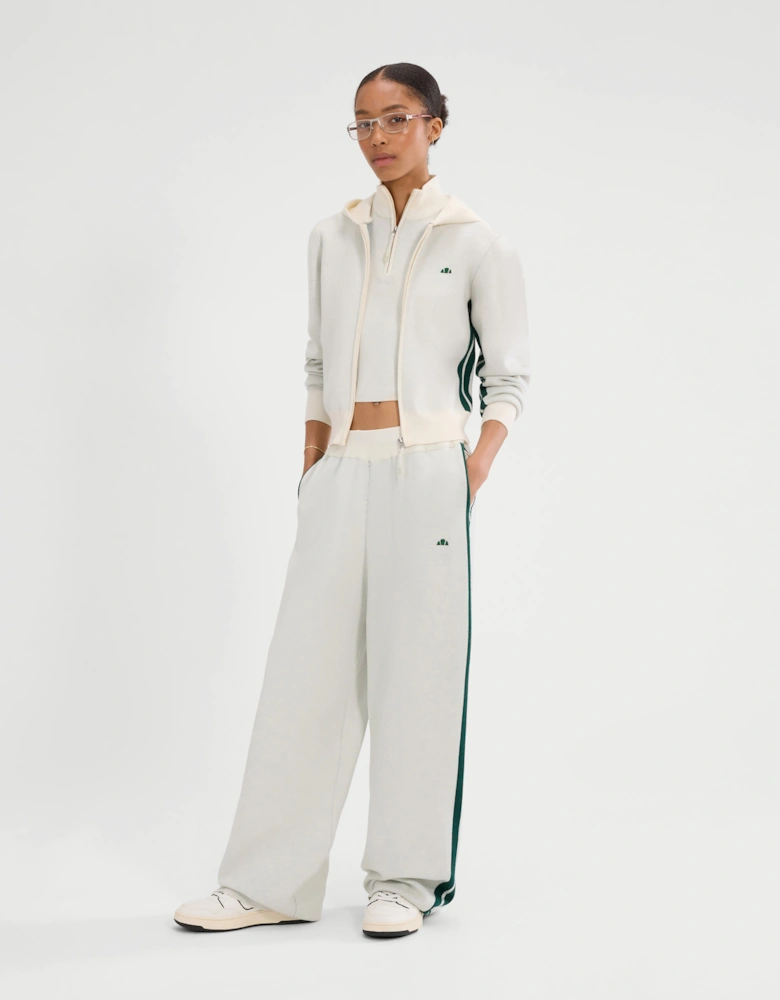 Laneisa Knitted FZ Hoodie - Off White