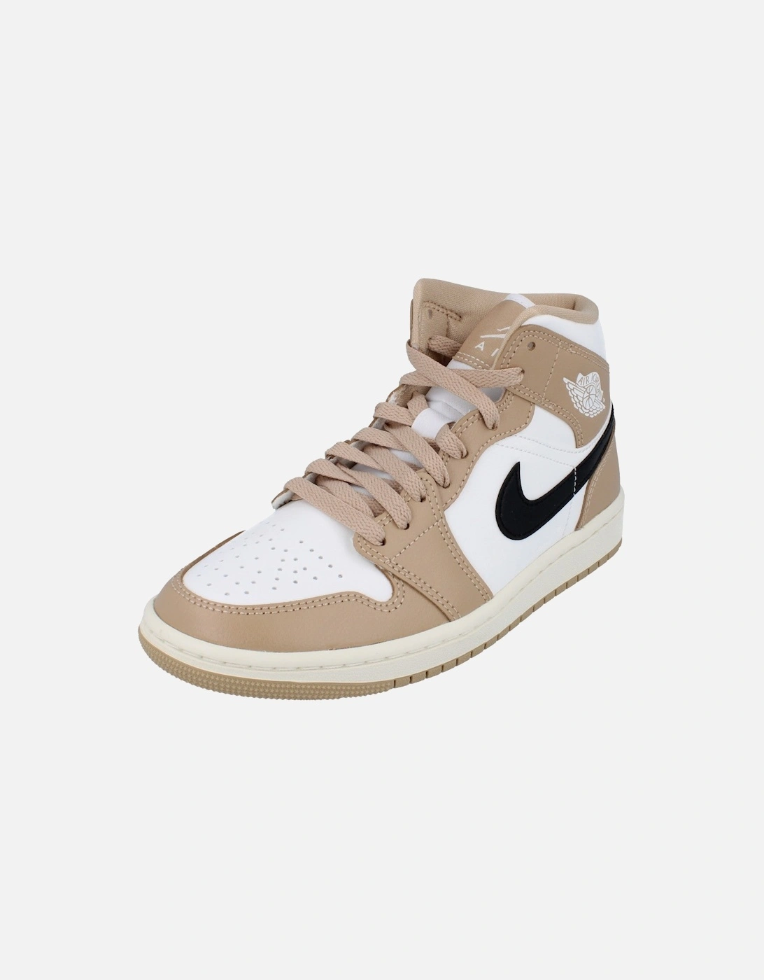 Womens Air Jordan 1 Mid Trainers BQ6472 103, 6 of 5