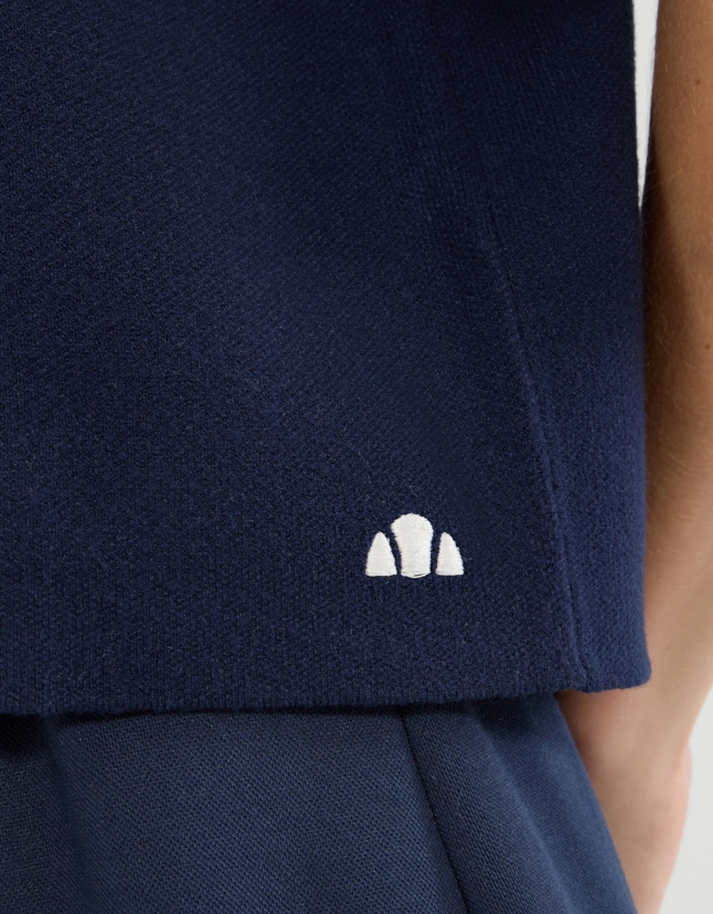 Brunelli Knitted Polo - Navy