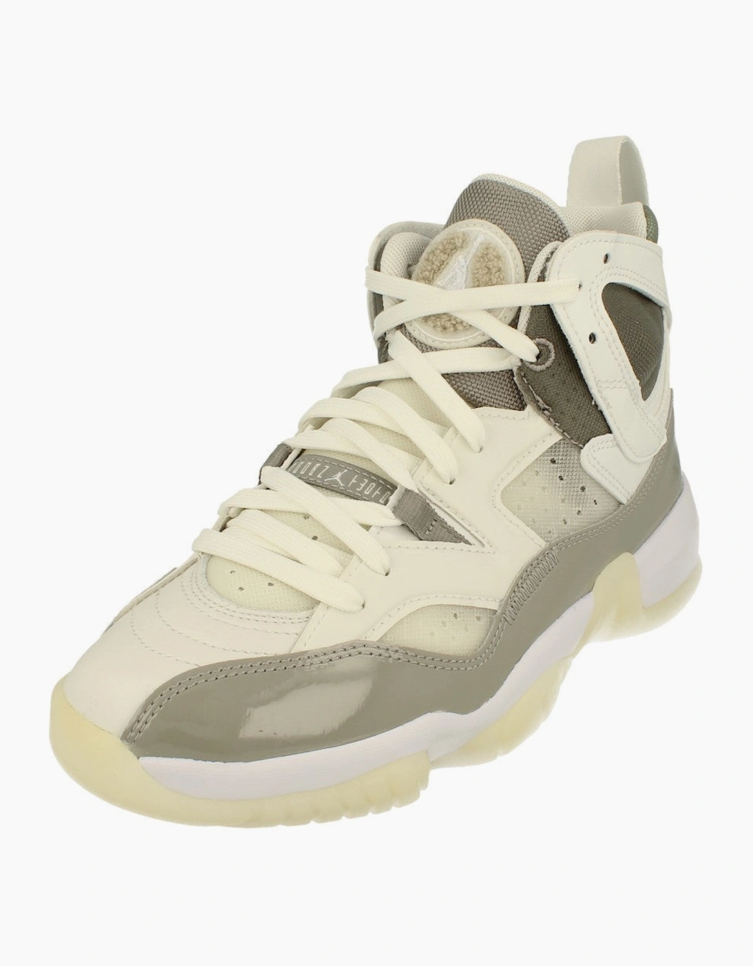 Nike Women's Grey Air Jordan Jumpman Two Trey Trainers Dr9631 002 - Size: 4.5