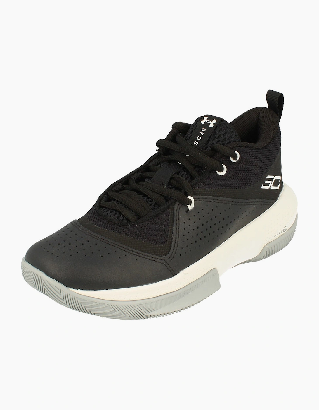 Under Armour Unisex Black Gs Sc 3Zero Iv Basketball Trainers 3023918 001 - Size: Uk 4.5 Us 5Y Eu 37.5 Kids