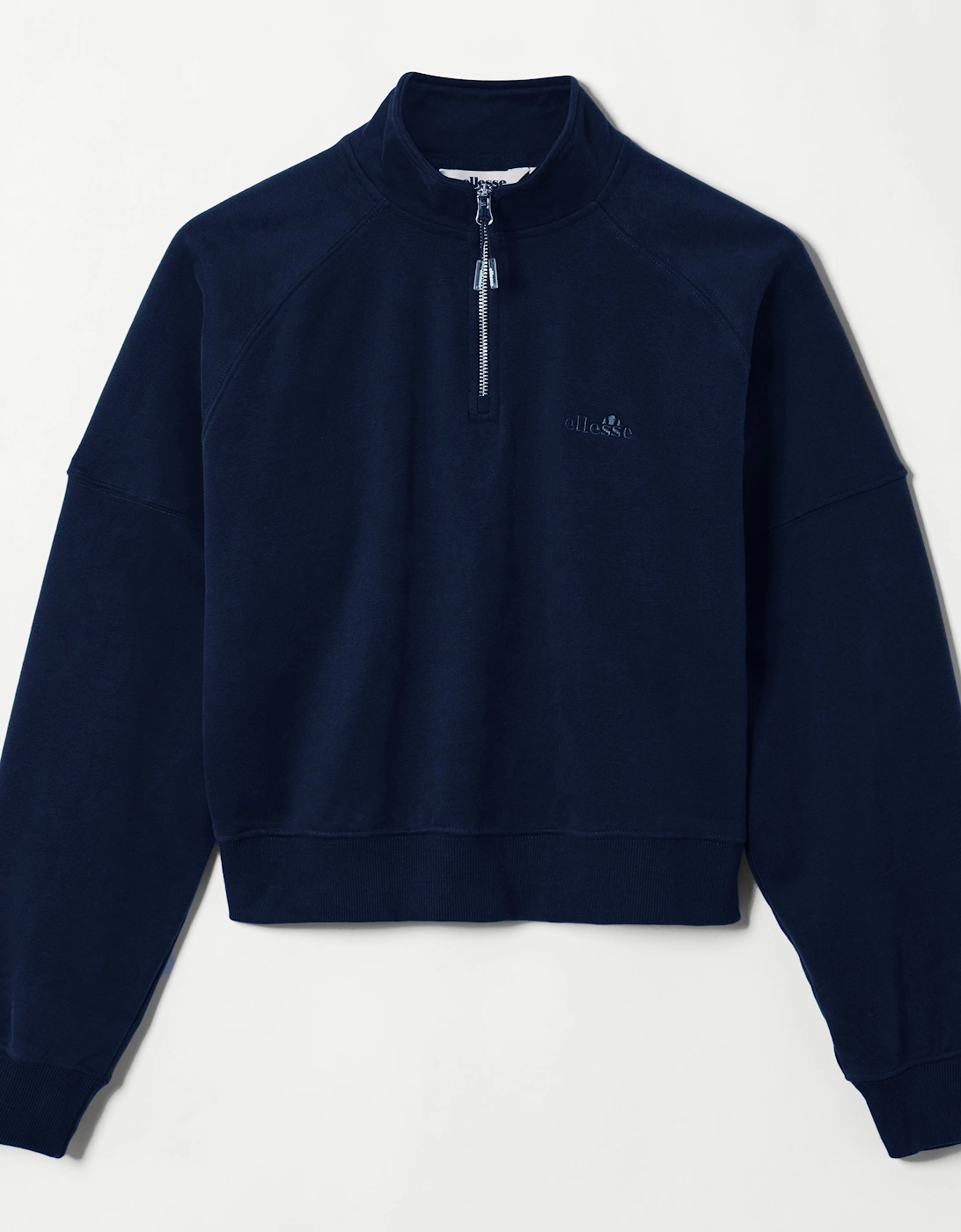 Ellesse Women's Navy Carrera 1/4 Zip Sweatshirt - Size: 10