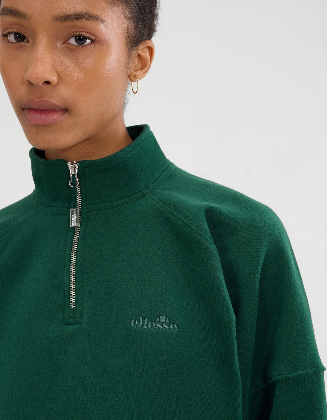 Carrera 1/4 Zip Sweatshirt - Dark Green
